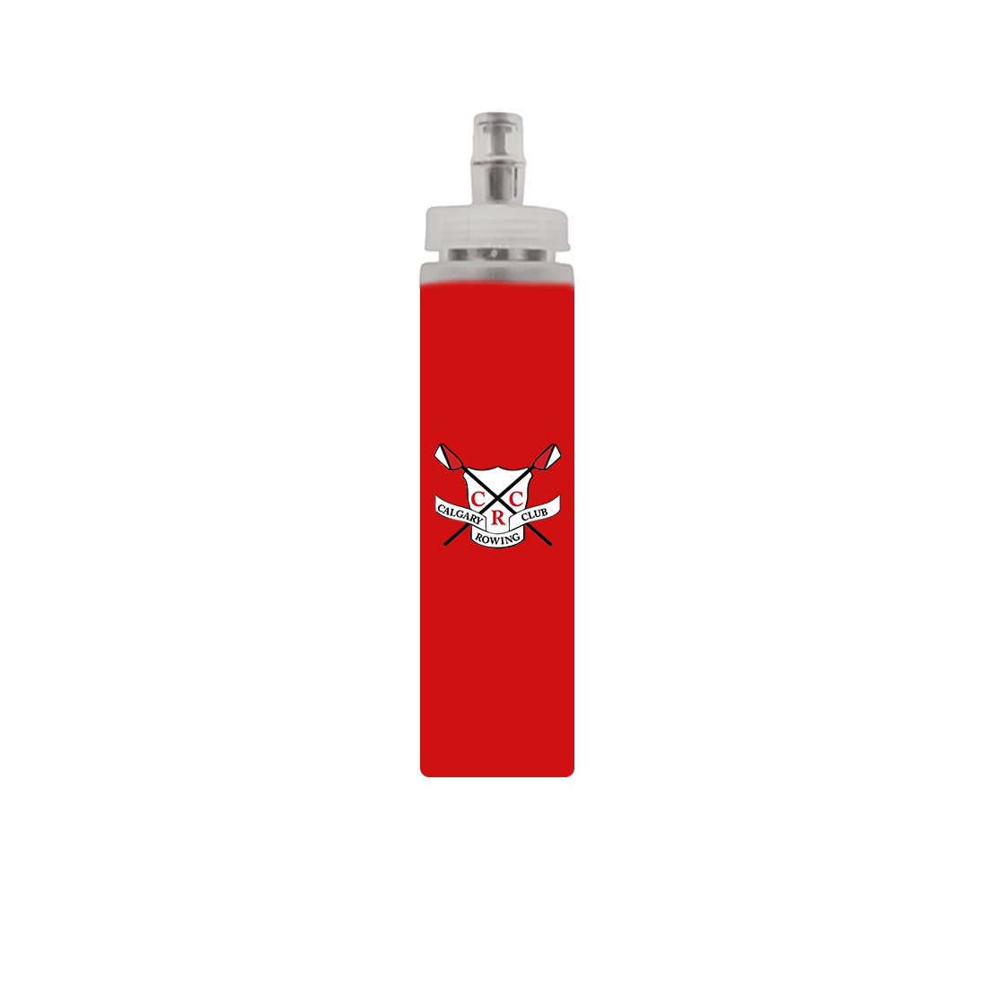 red water bottle